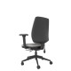 Axent upholstered Chair With Seat Slide and Height Adjustable Arms